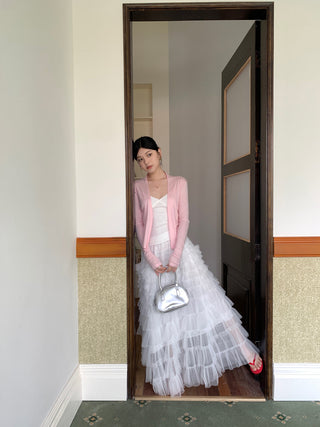 net yarn cake skirt