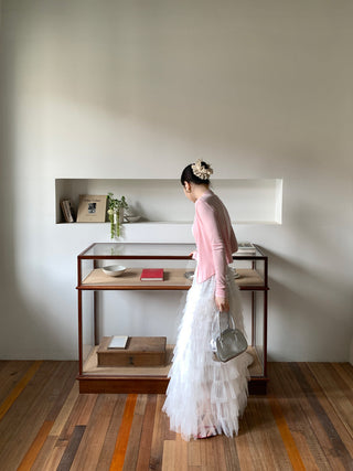 net yarn cake skirt