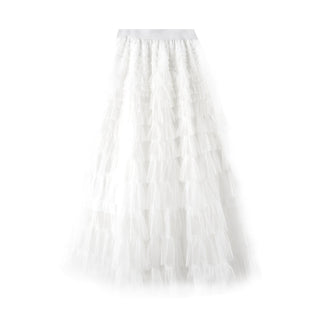 net yarn cake skirt