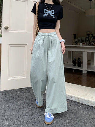 solid Yamamoto casual pants