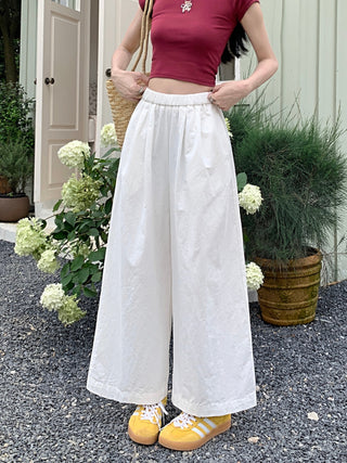solid Yamamoto casual pants