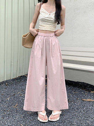 solid Yamamoto casual pants