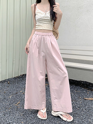 solid Yamamoto casual pants