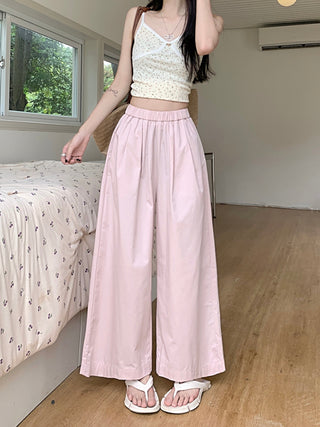 solid Yamamoto casual pants