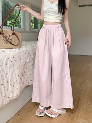 solid Yamamoto casual pants
