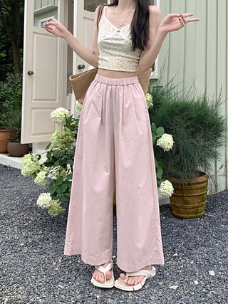solid Yamamoto casual pants
