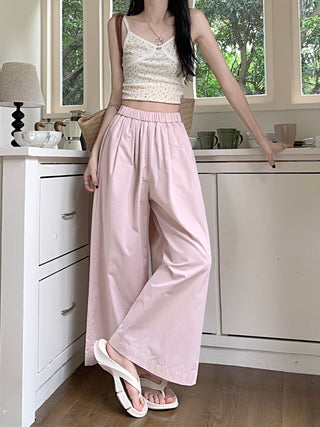 solid Yamamoto casual pants