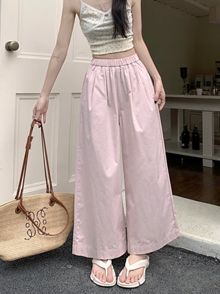 solid Yamamoto casual pants