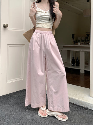 solid Yamamoto casual pants