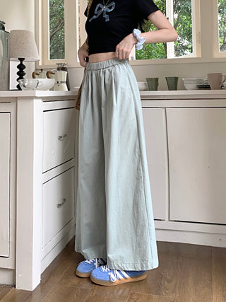 solid Yamamoto casual pants