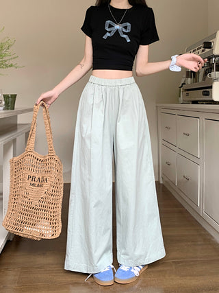 solid Yamamoto casual pants
