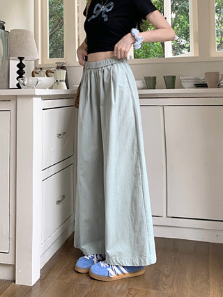solid Yamamoto casual pants