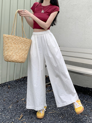 solid Yamamoto casual pants