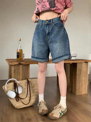 retro washed fifth jeans