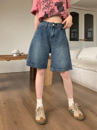 retro washed fifth jeans