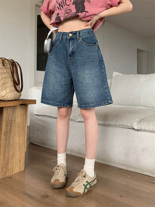 retro washed fifth jeans