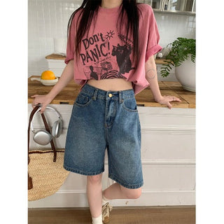 retro washed fifth jeans