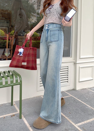 flared high waist jeans