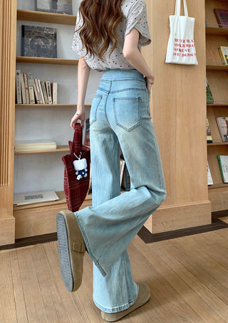 flared high waist jeans