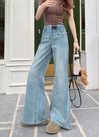 pocket flared waist jeans
