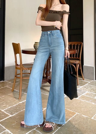 classic flared waist pants