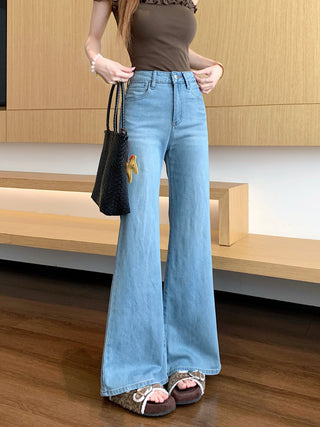 classic flared waist pants