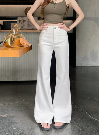 classic flared waist pants