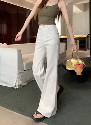 classic flared waist pants