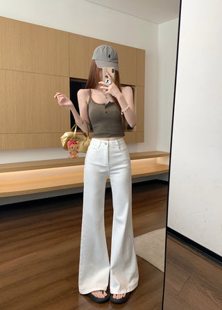 classic flared waist pants