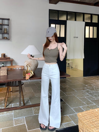 classic flared waist pants