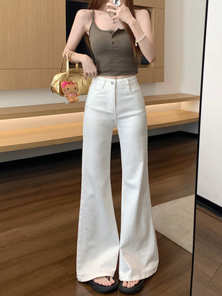 classic flared waist pants