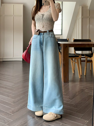 loose wide leg jeans