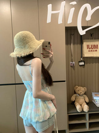 oil painting camisole top