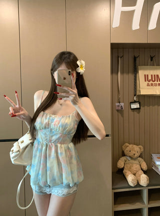 oil painting camisole top