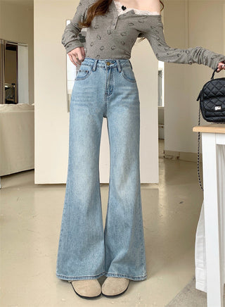 light flared casual jeans