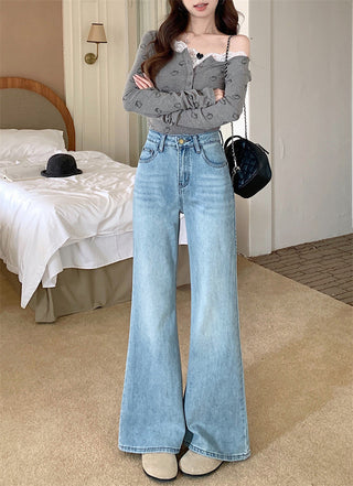light flared casual jeans