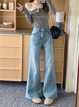 light flared casual jeans