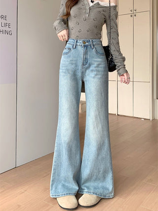 light flared casual jeans