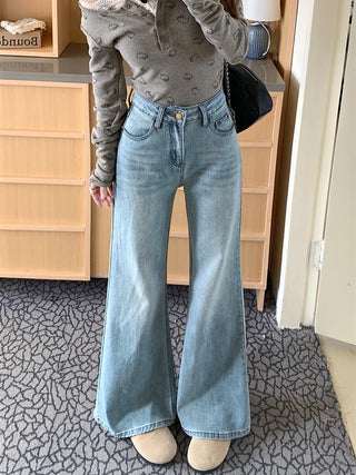 light flared casual jeans