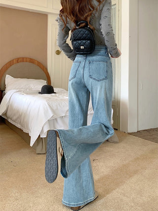 light flared casual jeans