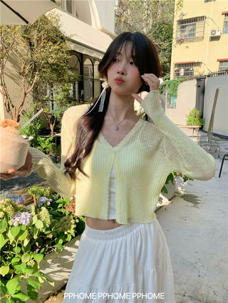 ice silk sun cardigan