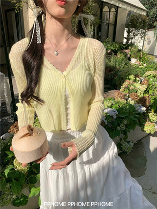 ice silk sun cardigan