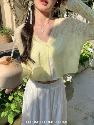 ice silk sun cardigan