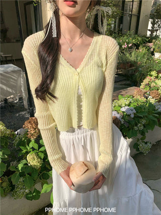 ice silk sun cardigan