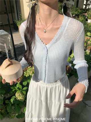 ice silk sun cardigan