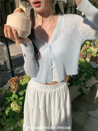 ice silk sun cardigan
