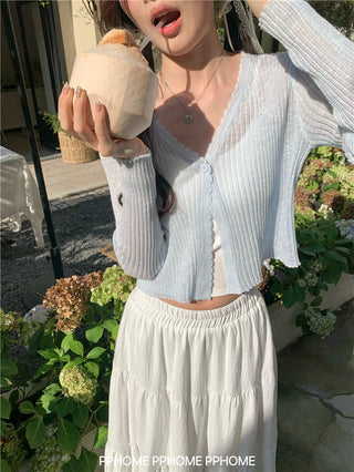 ice silk sun cardigan