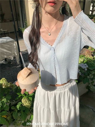 ice silk sun cardigan