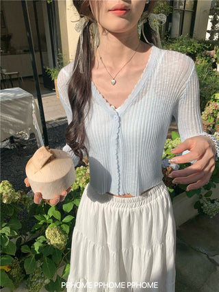 ice silk sun cardigan