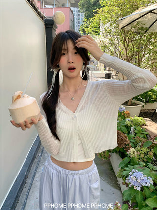 ice silk sun cardigan
